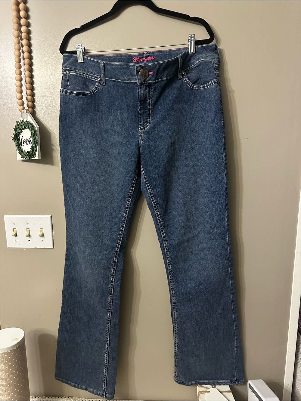Wrangler Women’s Medium Blue Bootcut Jeans 15/16x34